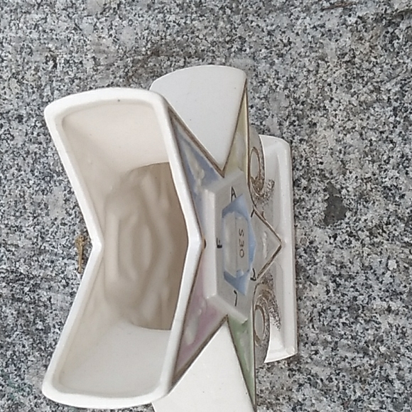 ⭐️TEMPLE TREASURES ORDER of the Eastern Star VASE   EVC - Picture 3 of 16